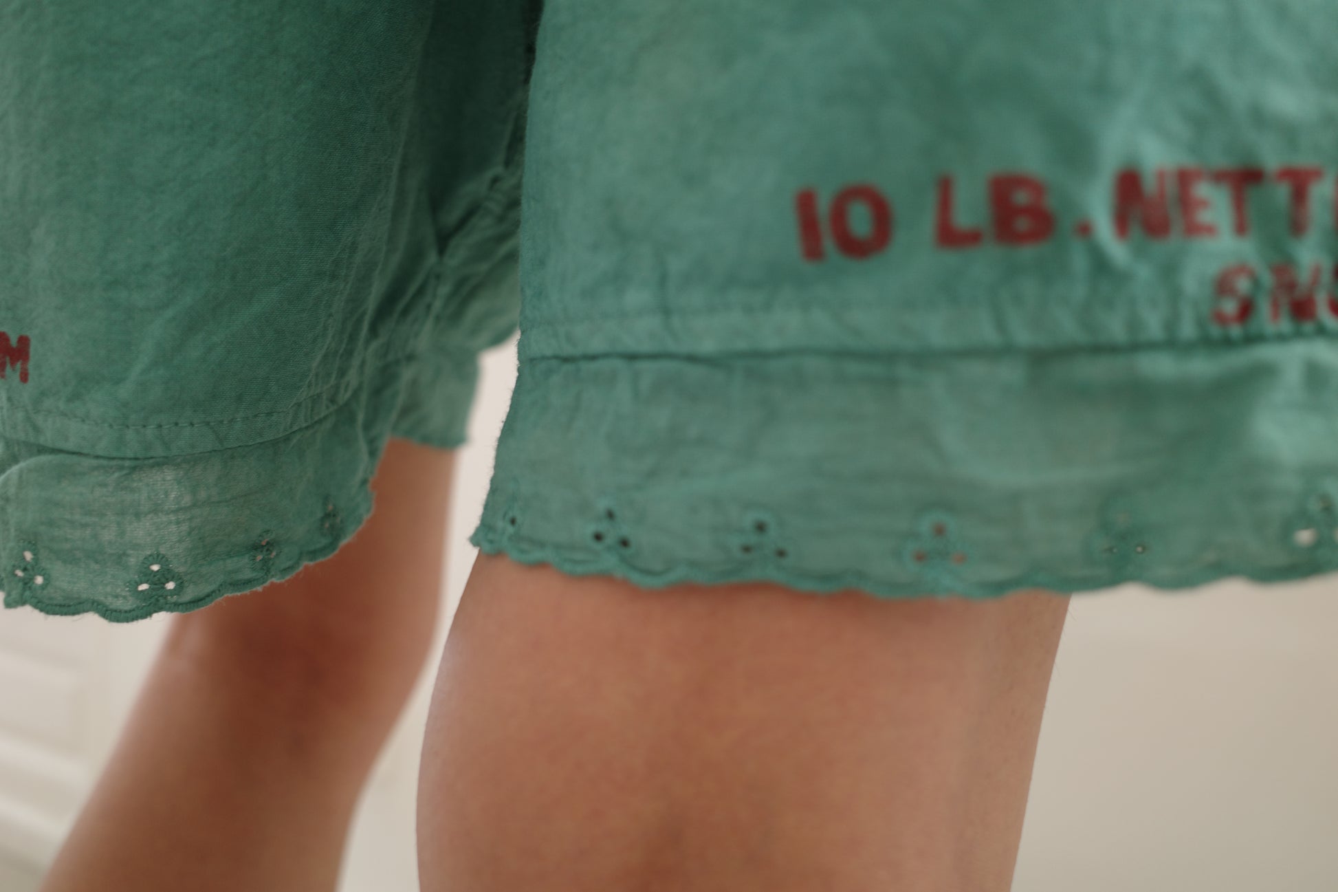 Green Lace Shorts