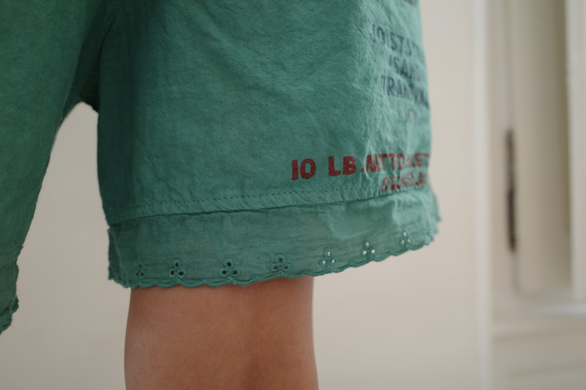 Green Lace Shorts