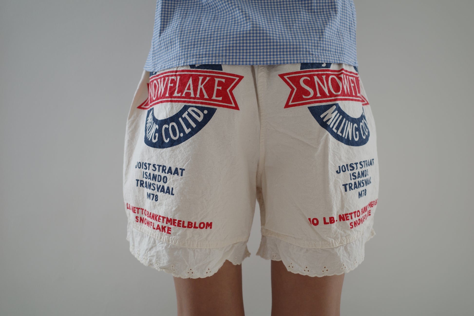 Natural Lace Shorts