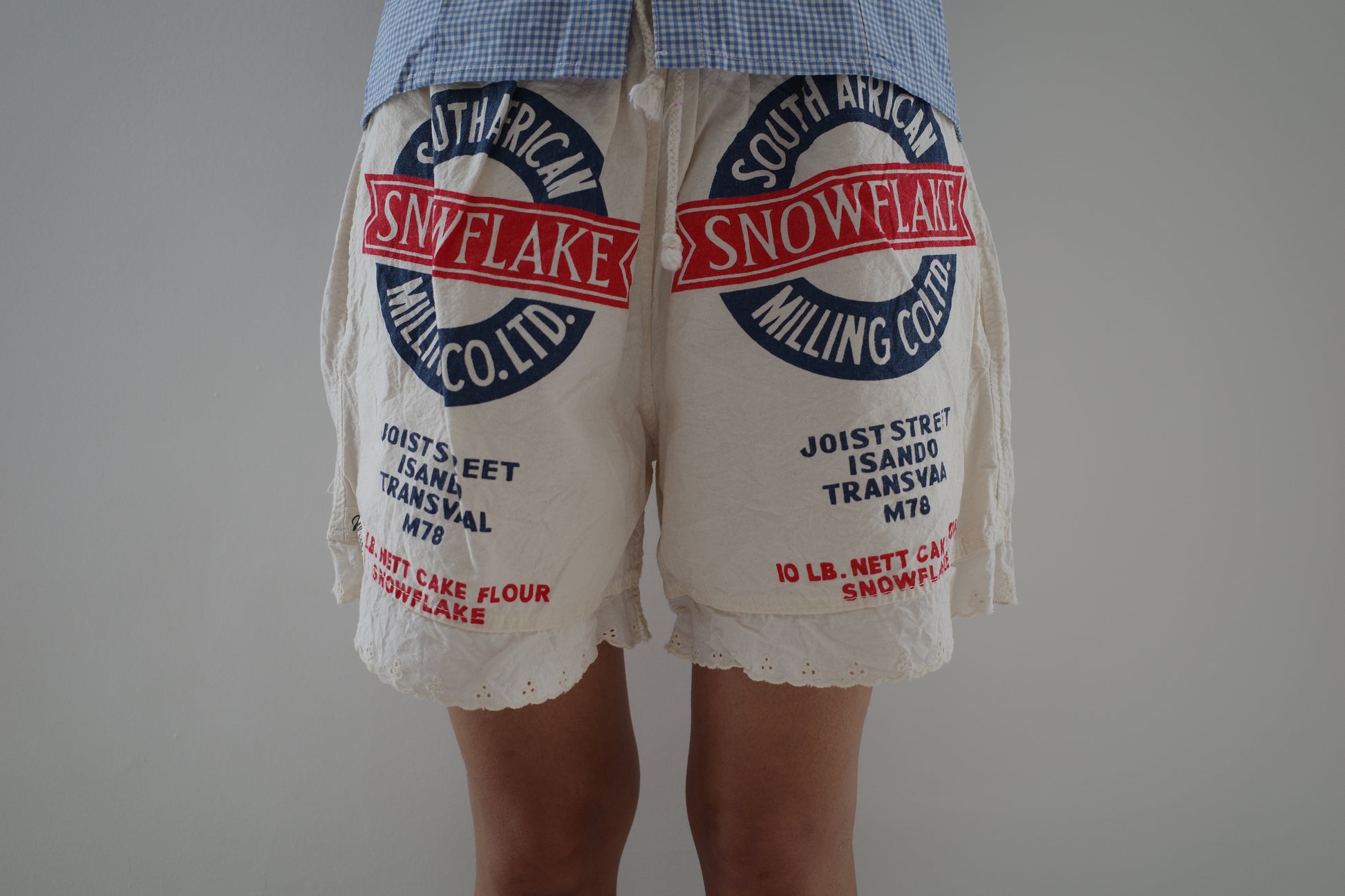 Natural Lace Shorts