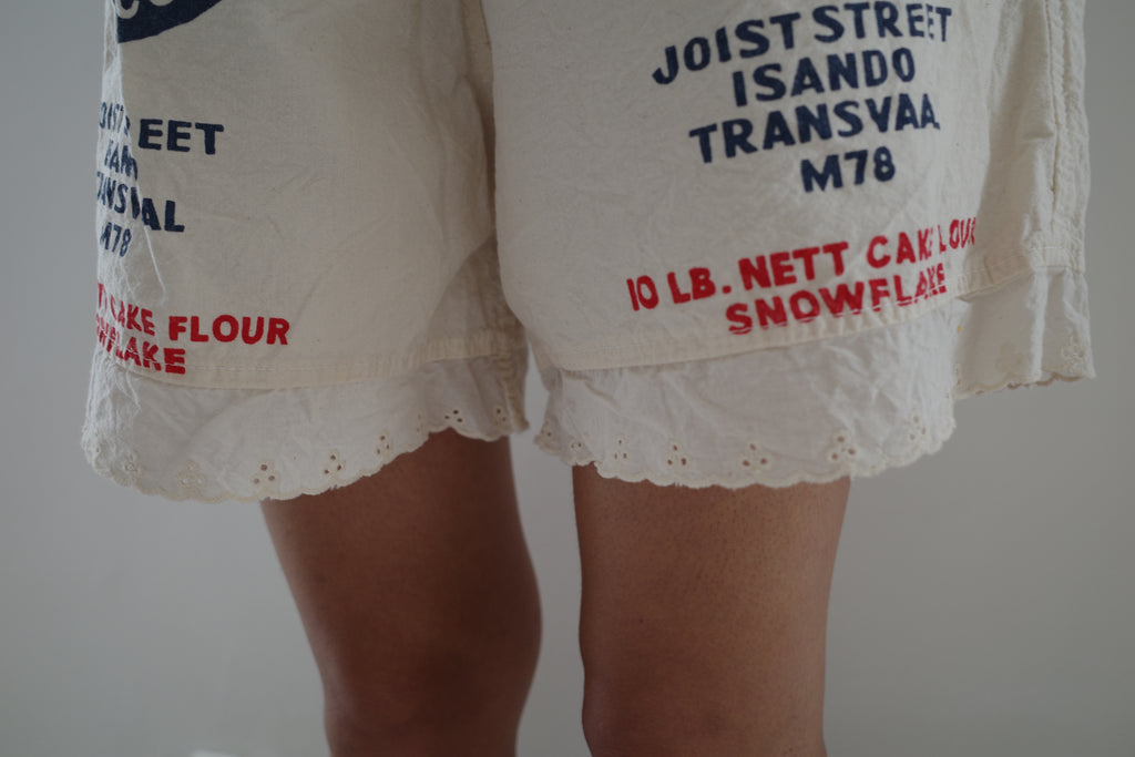 Natural Lace Shorts