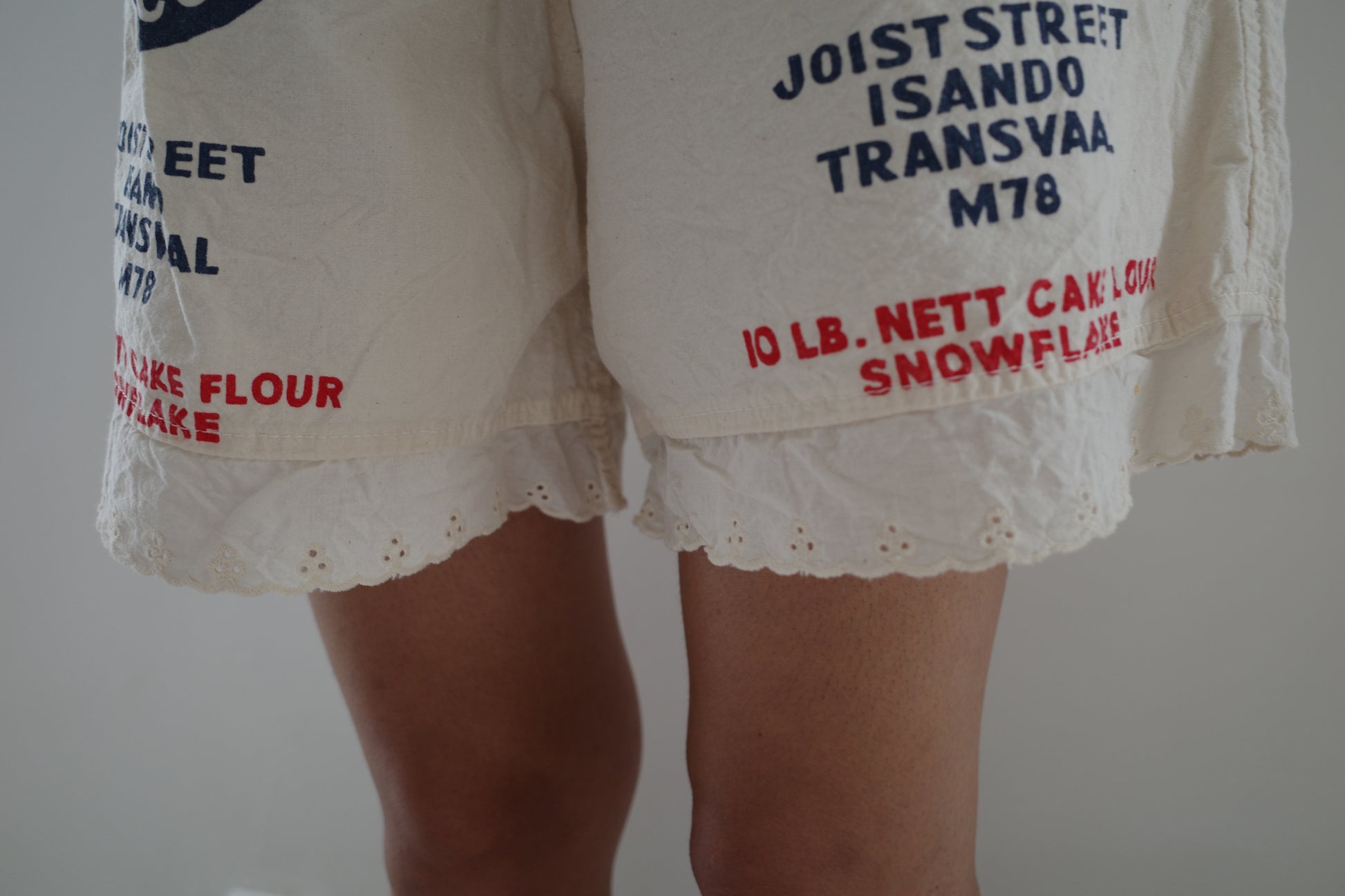 Natural Lace Shorts