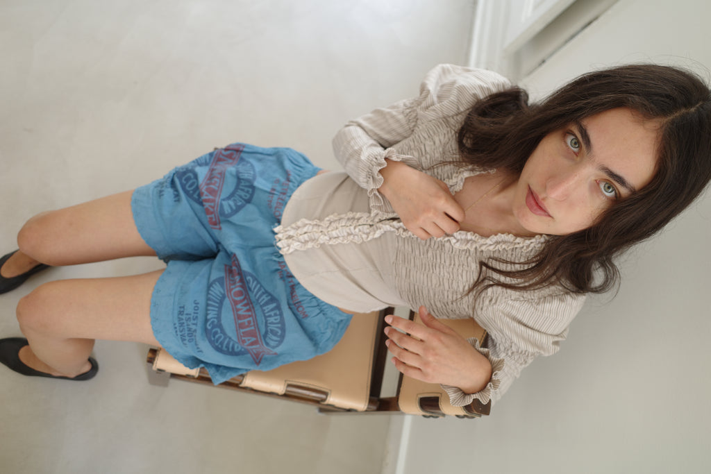 Navy Lace Shorts