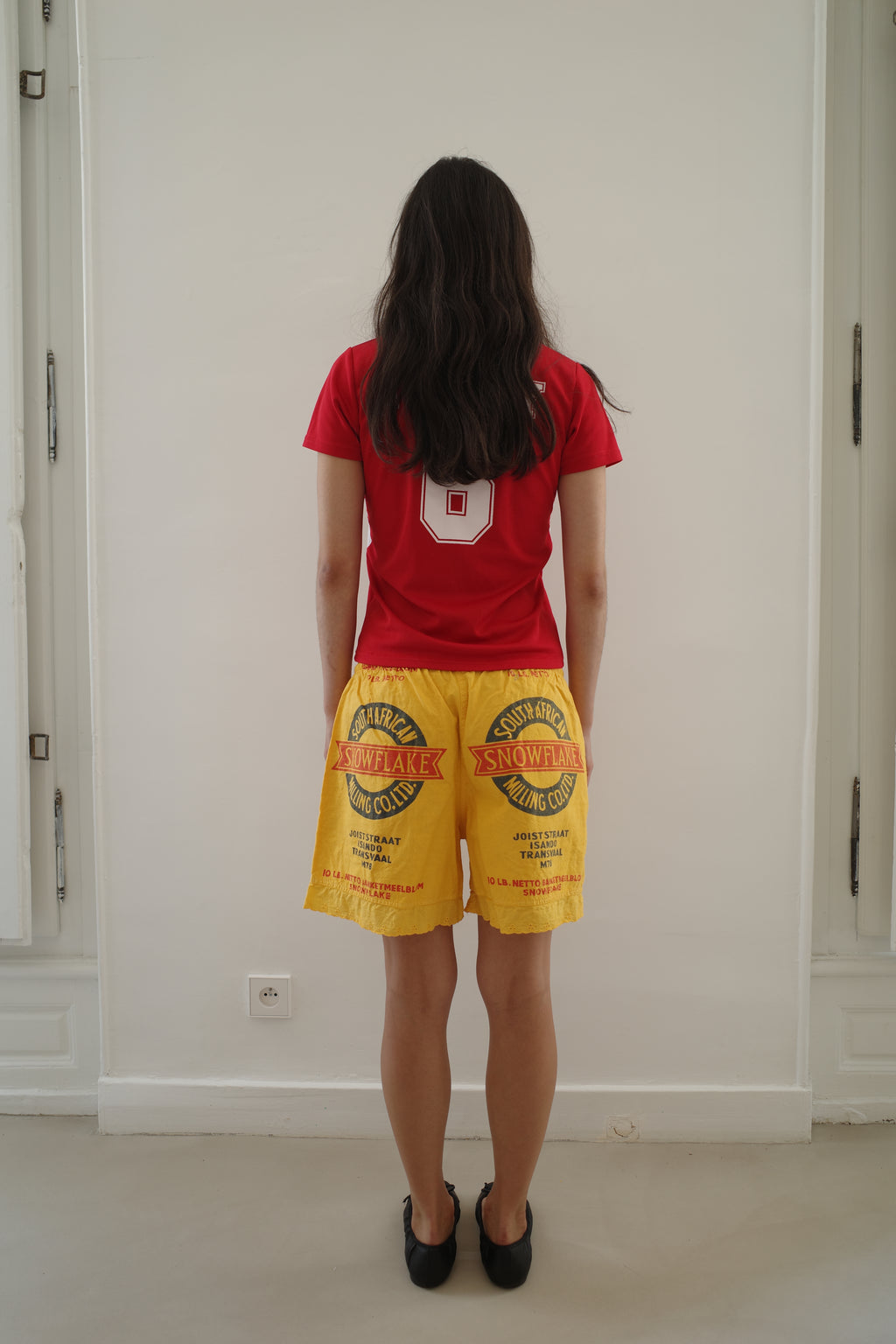 Yellow Lace Shorts