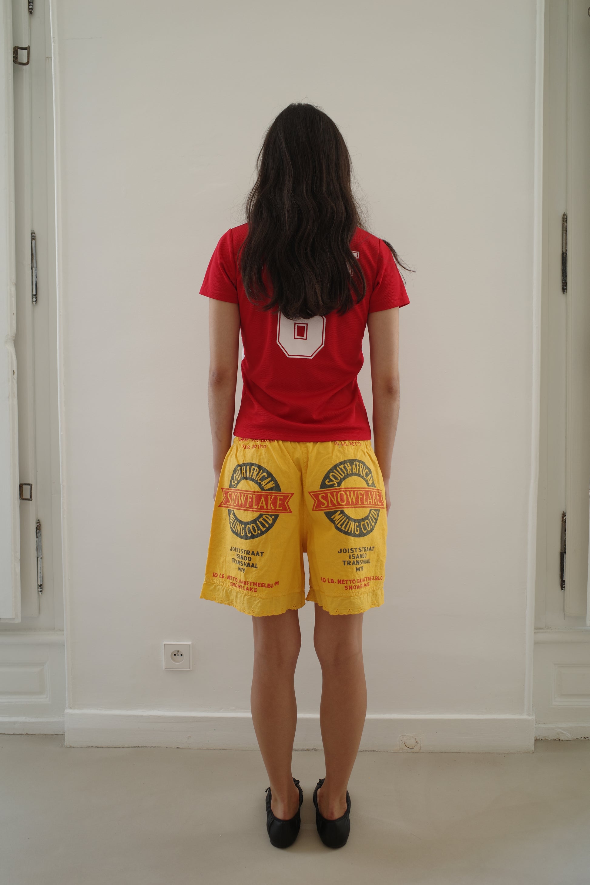 Yellow Lace Shorts