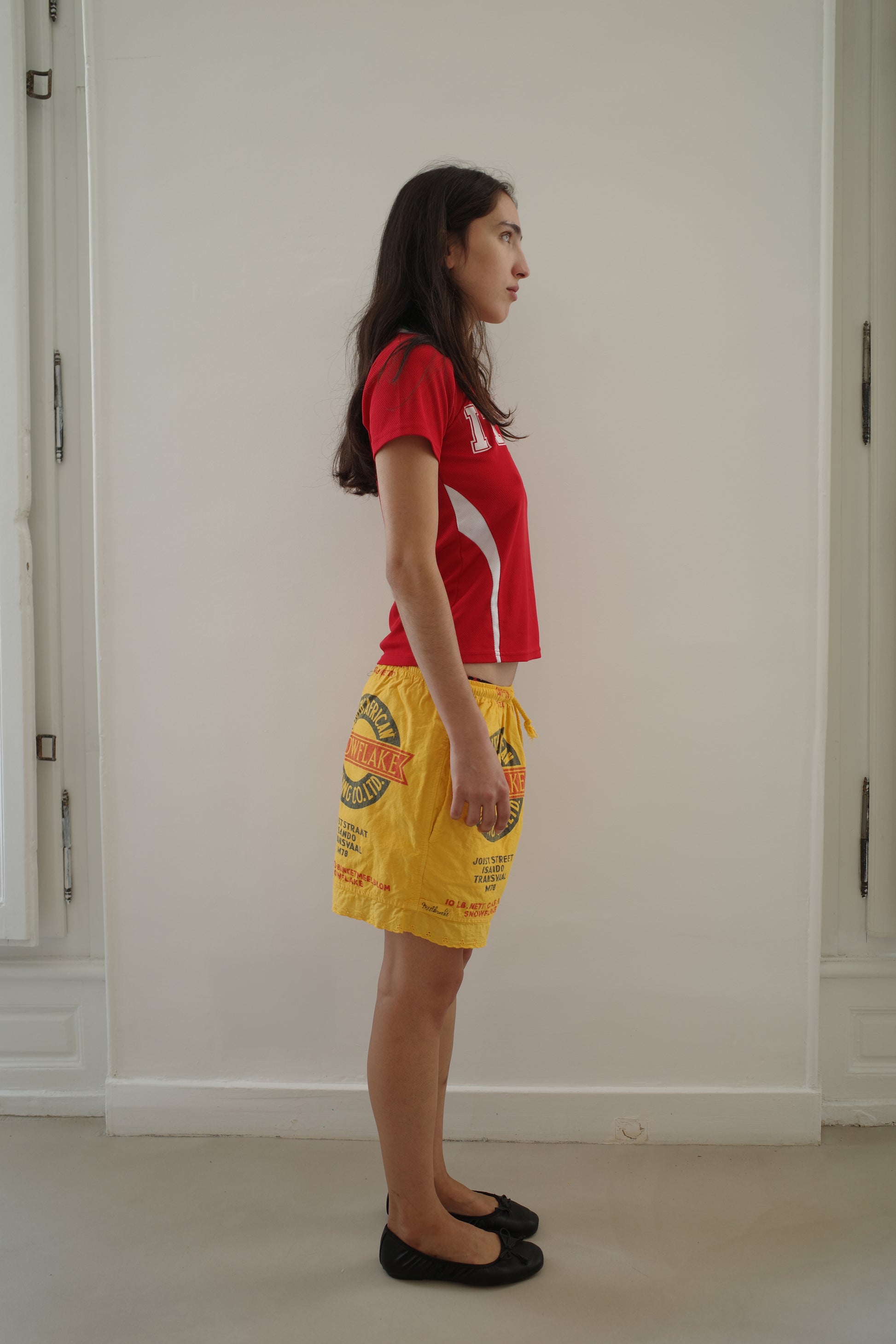 Yellow Lace Shorts